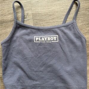 Playboy Gray Tank Top